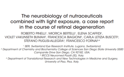 The neurobiology of nutraceuticals combined with light exposure, a case report in the course of retinal degeneration